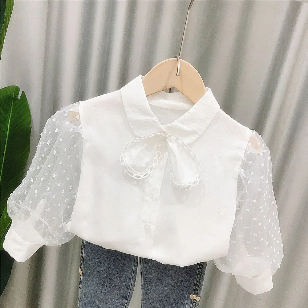 Sweet Girls Princess Shirt Blouse Kids Spring Autumn Long Sleeve Mesh Children Tops Shirts Outfits WT1166
Sweet Girls Princess Shirt Blouse Kids Spring Autumn Long Sleeve Mesh Children Tops Shirts Outfits WT1166