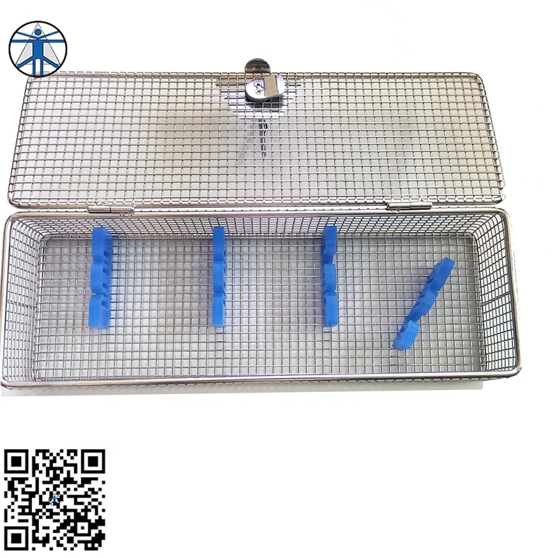 

Orthopedic surgical Instruments sterilization box for 6.3mm transforaminal endoscope