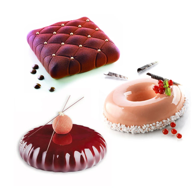 3PCS Silicone Mold Pillow Donuts Shaped Cake Baking Mold Dessert Mousse Baking Tray Chocolate Moulds Cake Decorating Tool
3PCS Silicone Mold Pillow Donuts Shaped Cake Baking Mold Dessert Mousse Baking Tray Chocolate Moulds Cake Decorating Tool