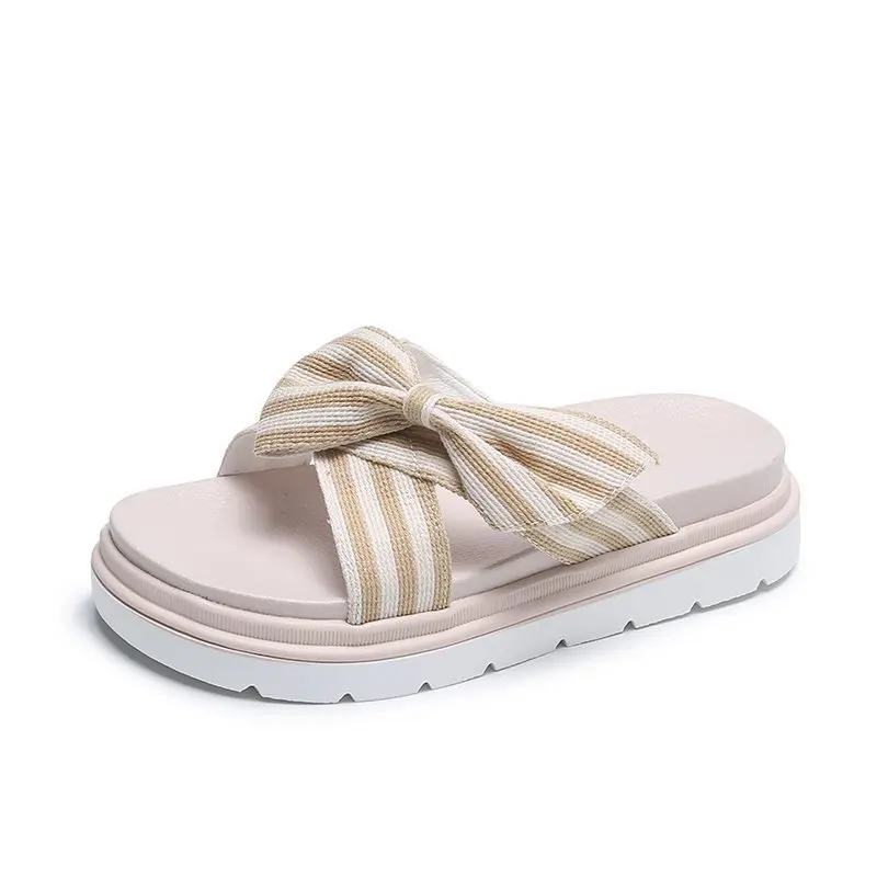 Summer Women Bow Sandals Hemp Flat Platform Ladies Slippers Casual Daily Slip on Outdoor Slides Beach Shoes A600
Summer Women Bow Sandals Hemp Flat Platform Ladies Slippers Casual Daily Slip on Outdoor Slides Beach Shoes A600
