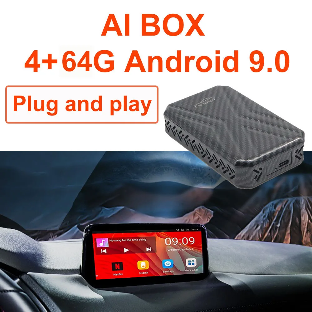 Беспроводная Автомобильная Мультимедийная приставка Apple Carplay Android 9.0 4 + 64 ГБ Ai Box для BMW Z4 E89 i3 l01 i8 l12 пригодная для ТВ GPS приставка
Беспроводная Автомобильная Мультимедийная приставка Apple Carplay Android 9.0 4 + 64 ГБ Ai Box для BMW Z4 E89 i3 l01 i8 l12 пригодная для ТВ GPS приставка