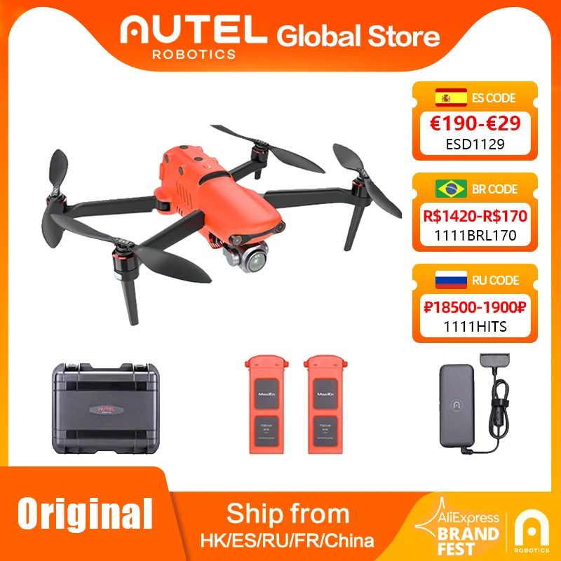 Оригинальный Autel Робототехника EVO 2 II/ Pro Камера Дрон складной GPS 6K 8K из нержавеющей стали со сверхвысоким разрешением Ultra HD видео фото 3-осевом...
Оригинальный Autel Робототехника EVO 2 II/ Pro Камера Дрон складной GPS 6K 8K из нержавеющей стали со сверхвысоким разрешением Ultra HD видео фото 3-осевом...
