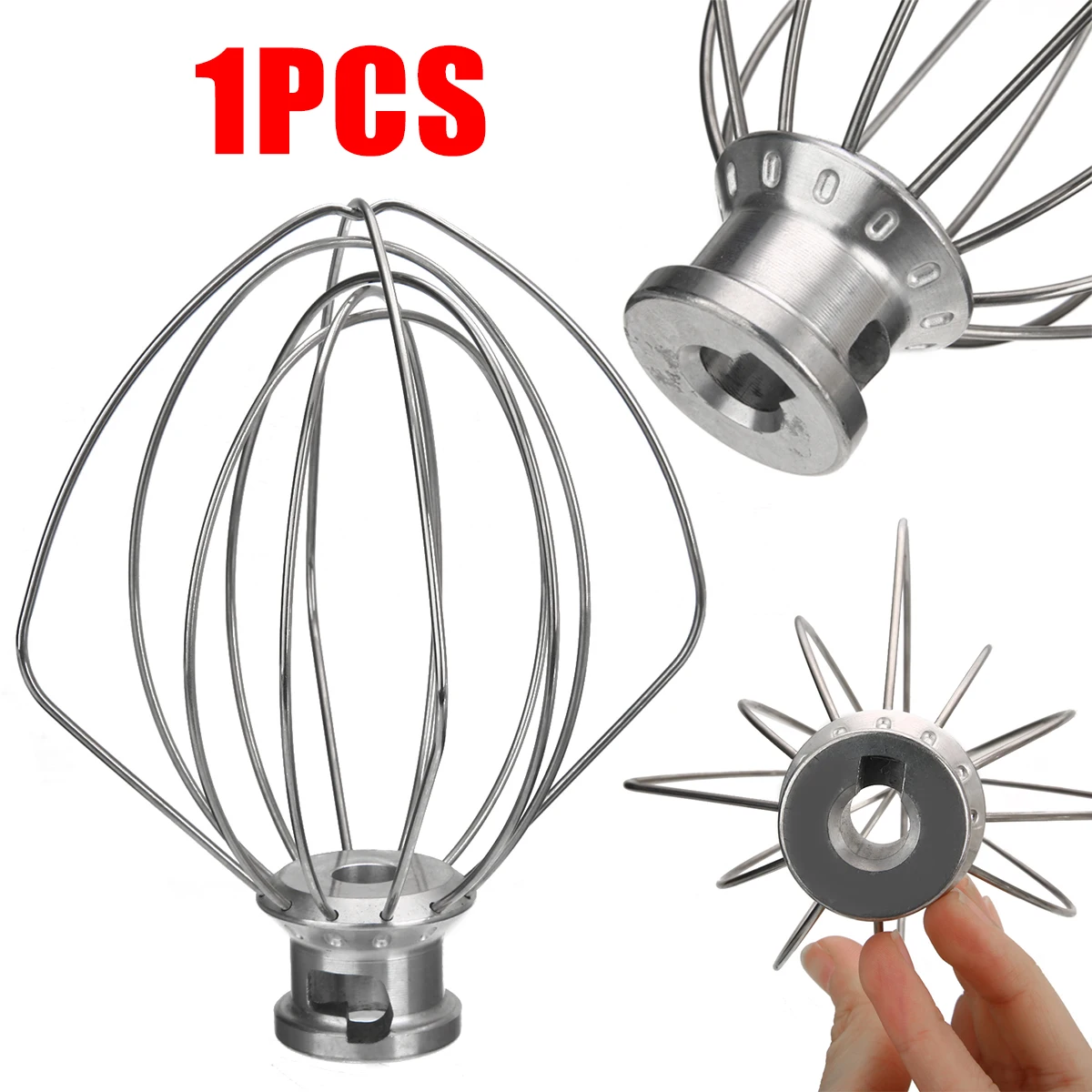 1 Pc Stainless Steel Wire Whip Whisk Cream Whipper Low Noise Wire Mixer for K45WW 9704329 Stand Mixer Home Garden Kitchen Tools
1 Pc Stainless Steel Wire Whip Whisk Cream Whipper Low Noise Wire Mixer for K45WW 9704329 Stand Mixer Home Garden Kitchen Tools