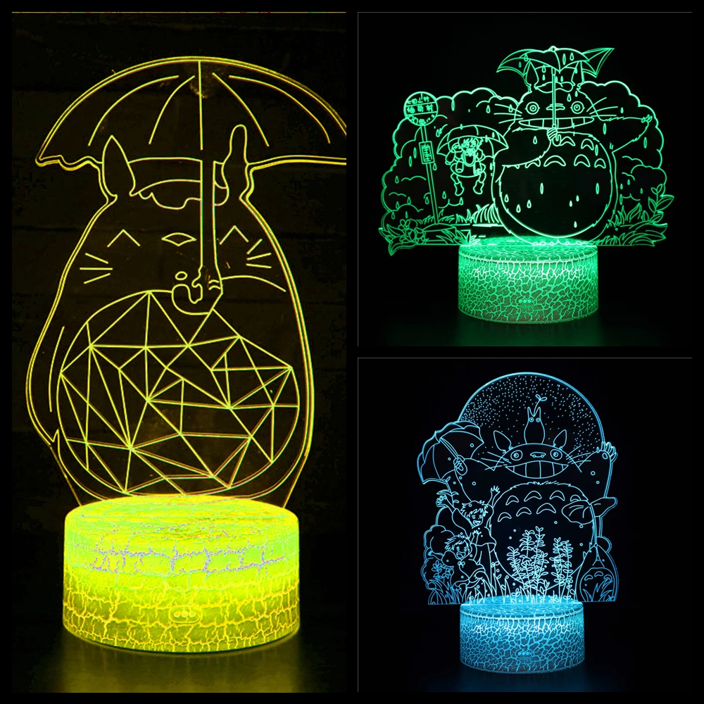 USB Japanese anime my neighbor with umbrella and umbrella cartoon model bedroom 3d night light led illusion light birthday gift
USB Japanese anime my neighbor with umbrella and umbrella cartoon model bedroom 3d night light led illusion light birthday gift