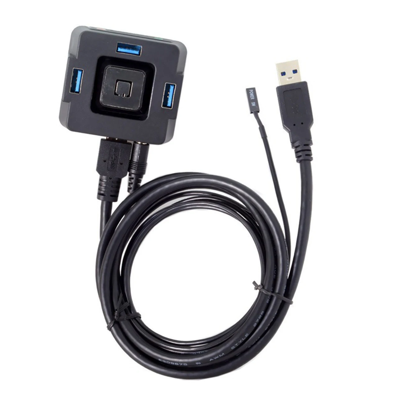 USB3.0 Desktop PC Switch Power Multifunction 3 Port USB 3.0 with Audios Microphone External Power Switch for Computer
USB3.0 Desktop PC Switch Power Multifunction 3 Port USB 3.0 with Audios Microphone External Power Switch for Computer