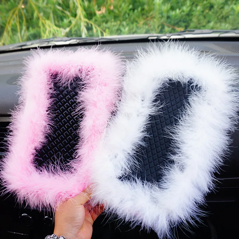 Large size cute hairy feather auto parts anti-skid cushion vehicle mounted antiskid cushion perfume cushion car upper cushion
Large size cute hairy feather auto parts anti-skid cushion vehicle mounted antiskid cushion perfume cushion car upper cushion
