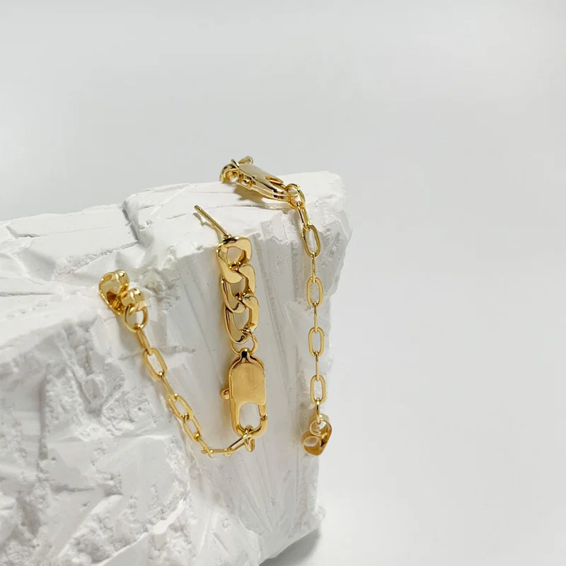 Minar Gold Color Brass Lobster Clasp Chain Earring for Women Punk Rock Oval Chains Wrap Long Tassel Drop Earring Street Eardrop
Minar Gold Color Brass Lobster Clasp Chain Earring for Women Punk Rock Oval Chains Wrap Long Tassel Drop Earring Street Eardrop
