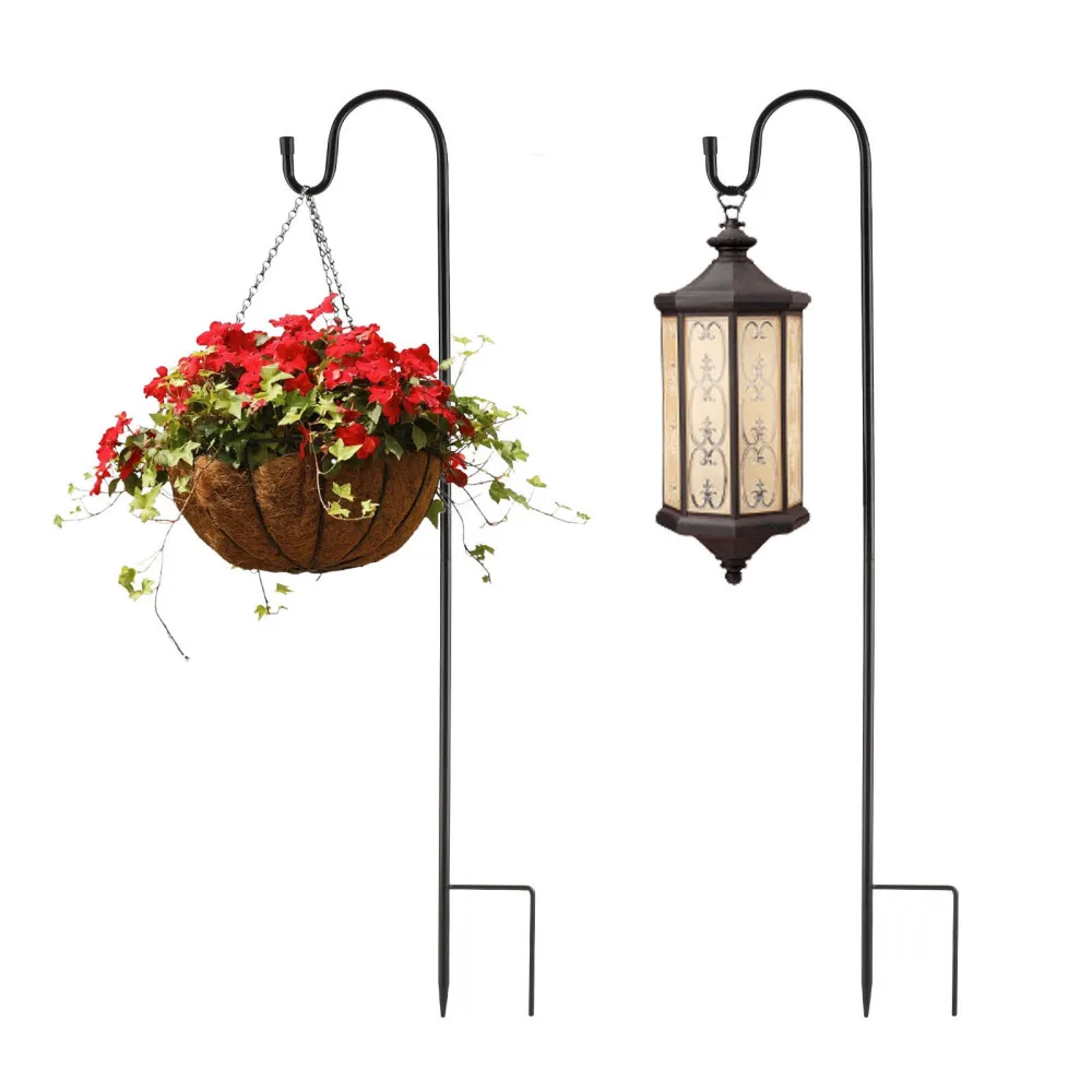 Shepherd Hooks Plant Holder Outdoor Hanging Lights Adjustable Durable Lamp Black Premium Metal Retro And Elegant Iron Patio
Shepherd Hooks Plant Holder Outdoor Hanging Lights Adjustable Durable Lamp Black Premium Metal Retro And Elegant Iron Patio