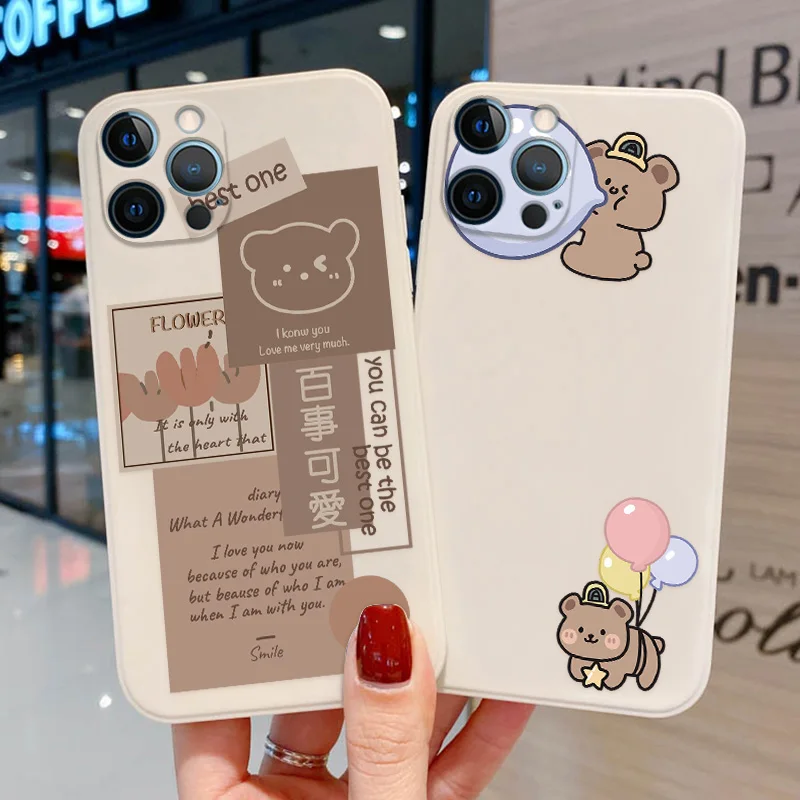 Fashion Bear Case For iPhone XR Case Silicone Cover iPhone 11 12 Pro Max Mini XR X XS 7 8 6S 6 Plus SE 2020 Fundas Phone Bumber
Fashion Bear Case For iPhone XR Case Silicone Cover iPhone 11 12 Pro Max Mini XR X XS 7 8 6S 6 Plus SE 2020 Fundas Phone Bumber