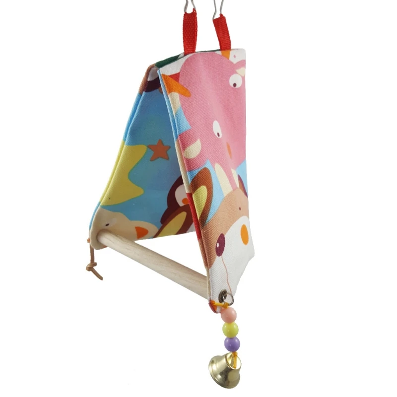 Bird Perch Tent for Cages Non-Toxic Easy to Install Triangle Hammock Nest Bed for Parrot Budgie Bird Cage Accessories 
Bird Perch Tent for Cages Non-Toxic Easy to Install Triangle Hammock Nest Bed for Parrot Budgie Bird Cage Accessories