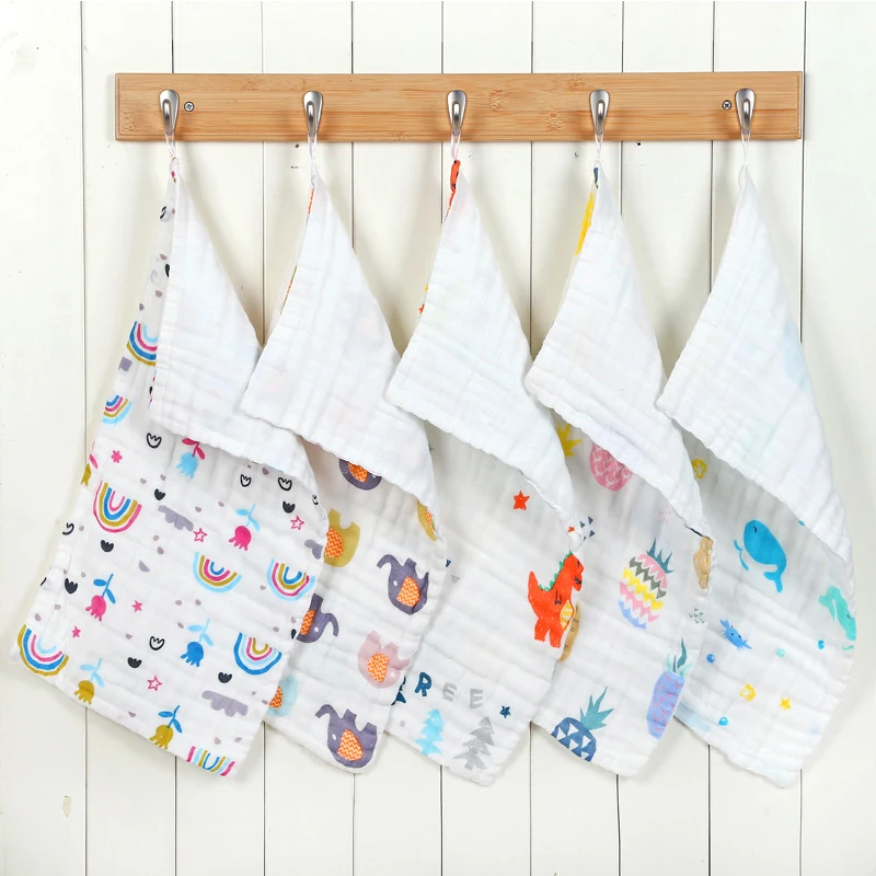 Muslin Cotton Baby 6 Layer Towel Handkerchief Colorful Kid Wipe Cloth Newborn Baby Face Towel Bibs Feeding Bath Towelf for Kids
Muslin Cotton Baby 6 Layer Towel Handkerchief Colorful Kid Wipe Cloth Newborn Baby Face Towel Bibs Feeding Bath Towelf for Kids