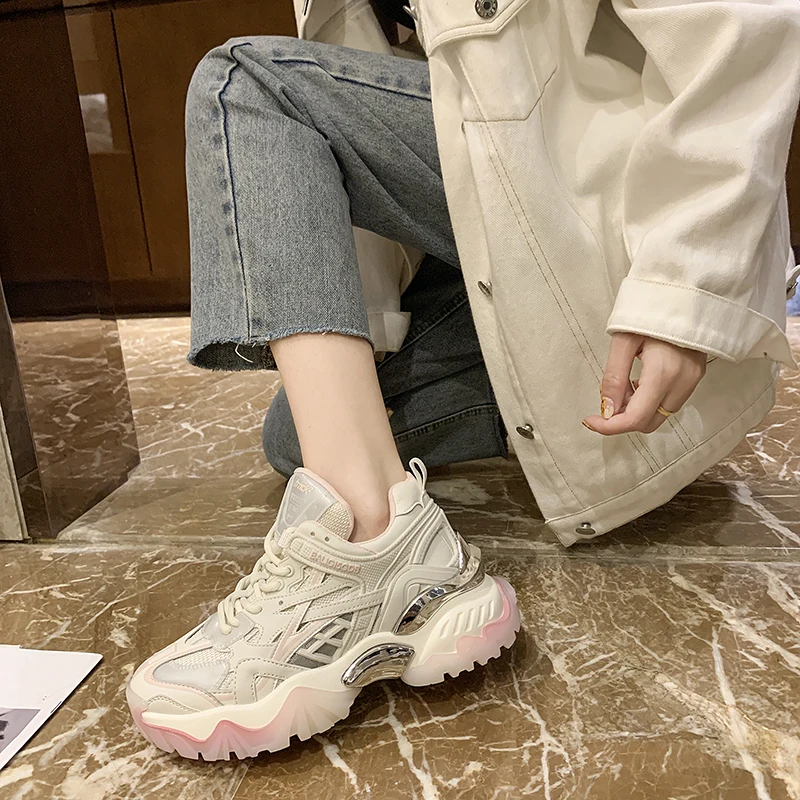 Qopular jelly bottom dad shoes women's 2021 spring and summer new rainbow thick soled breathable mesh hollow sports shoes
Qopular jelly bottom dad shoes women's 2021 spring and summer new rainbow thick soled breathable mesh hollow sports shoes