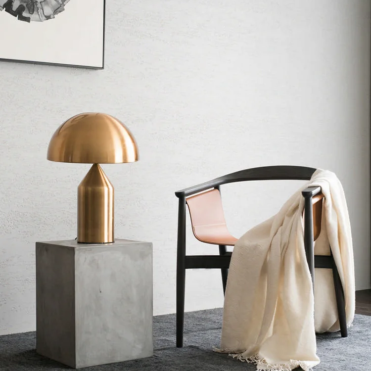 Postmodern minimalist light bedroom study table light Nordic personality creative mushroom table lamp
Postmodern minimalist light bedroom study table light Nordic personality creative mushroom table lamp