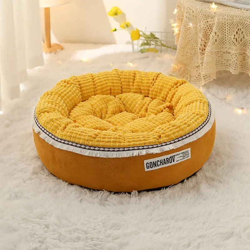Cute Round Winter Warm Cat Dogs Pet Bed Super Soft Sleeping Pad Puppy Cushion Mat Portable Nest Home Pets Products 3 Colors
Cute Round Winter Warm Cat Dogs Pet Bed Super Soft Sleeping Pad Puppy Cushion Mat Portable Nest Home Pets Products 3 Colors
