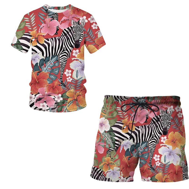 2021 New Summer Mens zebra Men 3D animal Short Sleeve Casual Fashion Slim Fit Sportsman T Shirts Shorts Letter Printed Tops
2021 New Summer Mens zebra Men 3D animal Short Sleeve Casual Fashion Slim Fit Sportsman T Shirts Shorts Letter Printed Tops