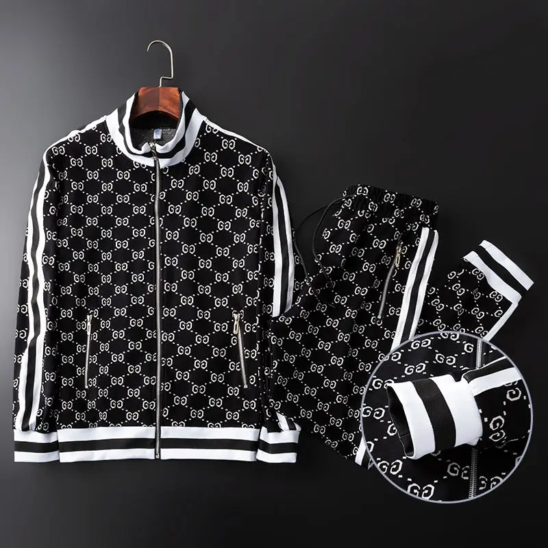 Europe station spring and autumn sweater suit men's fashion brand with light luxury boy two-piece suit for sports and leisure
Europe station spring and autumn sweater suit men's fashion brand with light luxury boy two-piece suit for sports and leisure