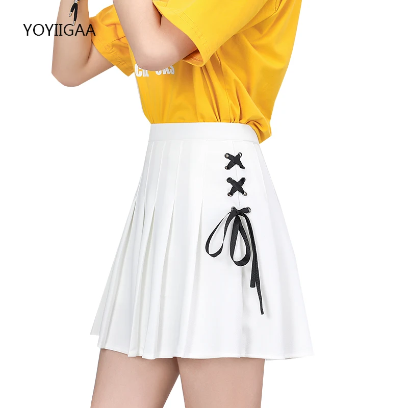 Summer Women Pleated Skirt Bow Lace-Up Female Mini Skirts High Waist A-Line Ladies Skirts Elastic Waist Sweet Girls Dance Skirt
Summer Women Pleated Skirt Bow Lace-Up Female Mini Skirts High Waist A-Line Ladies Skirts Elastic Waist Sweet Girls Dance Skirt