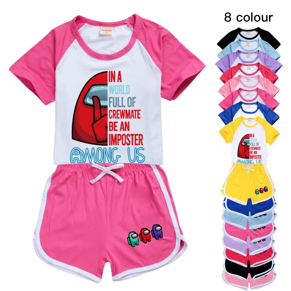Boy Girls Clothes Summer Suits Soft Cartoon T-Shirt + Shorts 2pcs Outfit Children Sports Set 2-16Year Teen Tracksuit 
Boy Girls Clothes Summer Suits Soft Cartoon T-Shirt + Shorts 2pcs Outfit Children Sports Set 2-16Year Teen Tracksuit