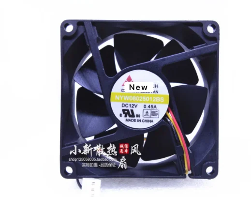For Emacro For Y.S TECH NYW08025012BS DC 12V 0.45A 80x80x25mm 2-wire Server Cooling Fan
For Emacro For Y.S TECH NYW08025012BS DC 12V 0.45A 80x80x25mm 2-wire Server Cooling Fan