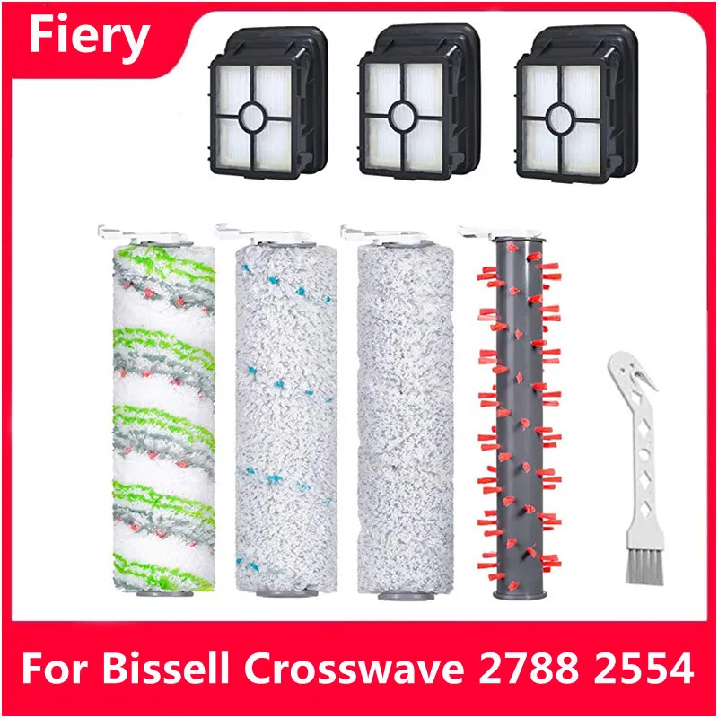 Multi Surface Brush 2554 2787 2788 2785 for Bissell Crosswave Cordless Vacuum Cleaner Area Rug Brush Roll Brush 1866 Filter Part
Multi Surface Brush 2554 2787 2788 2785 for Bissell Crosswave Cordless Vacuum Cleaner Area Rug Brush Roll Brush 1866 Filter Part