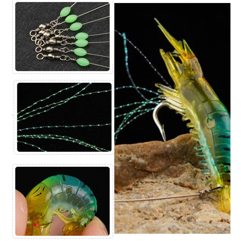1pc Shrimp Bait Soft Bait Luminous Shrimp Artificial Simulation Bait-All Luminous 9cm Gift Fishing Tool For Fishing Lovers
1pc Shrimp Bait Soft Bait Luminous Shrimp Artificial Simulation Bait-All Luminous 9cm Gift Fishing Tool For Fishing Lovers