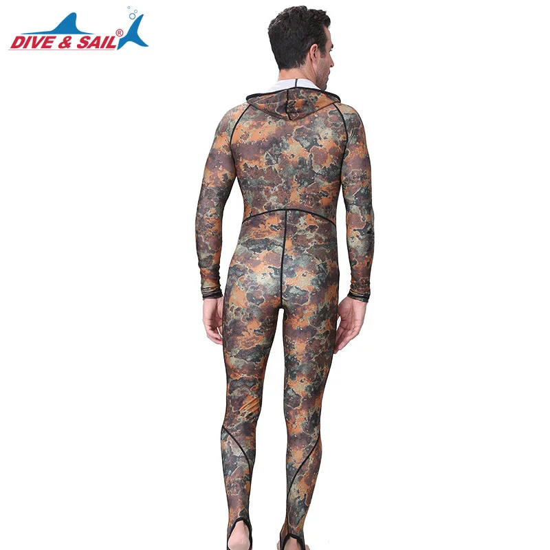 Dive&Sail Men Women One Piece Lycra Wetsuit Skins Long Sleeve Spearfishing Diving Suit with Camouflage Pattern Anti UV Surf Suit
Dive&Sail Men Women One Piece Lycra Wetsuit Skins Long Sleeve Spearfishing Diving Suit with Camouflage Pattern Anti UV Surf Suit