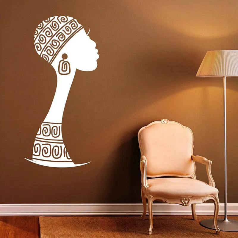African Beautiful Woman Vinyl Home Decor Wall Sticker Africa Girl Interior Design Room Bedroom Wall Decals Removable Murals 3B71
African Beautiful Woman Vinyl Home Decor Wall Sticker Africa Girl Interior Design Room Bedroom Wall Decals Removable Murals 3B71