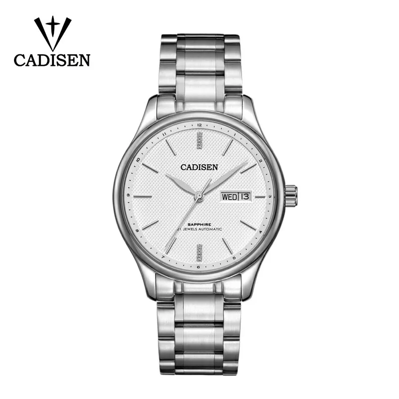 CADISEN 2019 Men's Mechanical Watches Luxury Brand Automatic Mechanical Watches Military Business Waterproof Calendar Manly 
CADISEN 2019 Men's Mechanical Watches Luxury Brand Automatic Mechanical Watches Military Business Waterproof Calendar Manly