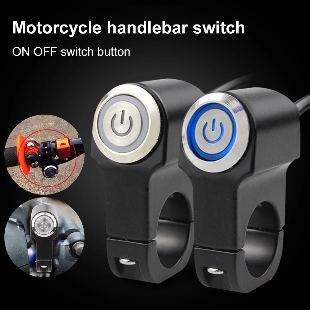 Motorcycle Handlebar Switch 22mm Multifunctional Headlight Fog Light ON OFF Switch with Blue Backlit for Motorbike ATV Pit Bike
Motorcycle Handlebar Switch 22mm Multifunctional Headlight Fog Light ON OFF Switch with Blue Backlit for Motorbike ATV Pit Bike
