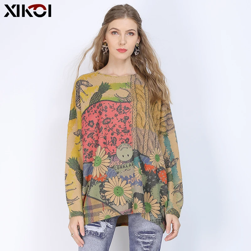 XIKOI 2021 Soft Sweaters For Women Warm Long Pullover Dresses High Quality Oversized Jumper Knitted Sweaters Pull Femme Mujer
XIKOI 2021 Soft Sweaters For Women Warm Long Pullover Dresses High Quality Oversized Jumper Knitted Sweaters Pull Femme Mujer