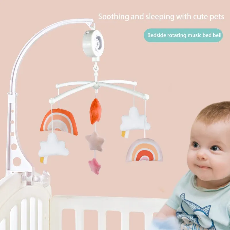 Baby Rattles Crib Mobiles Toy 0 6 12 Month Rainbow Music Box Rotating Bed Bell Rattles For Newborn Babies Gift
Baby Rattles Crib Mobiles Toy 0 6 12 Month Rainbow Music Box Rotating Bed Bell Rattles For Newborn Babies Gift