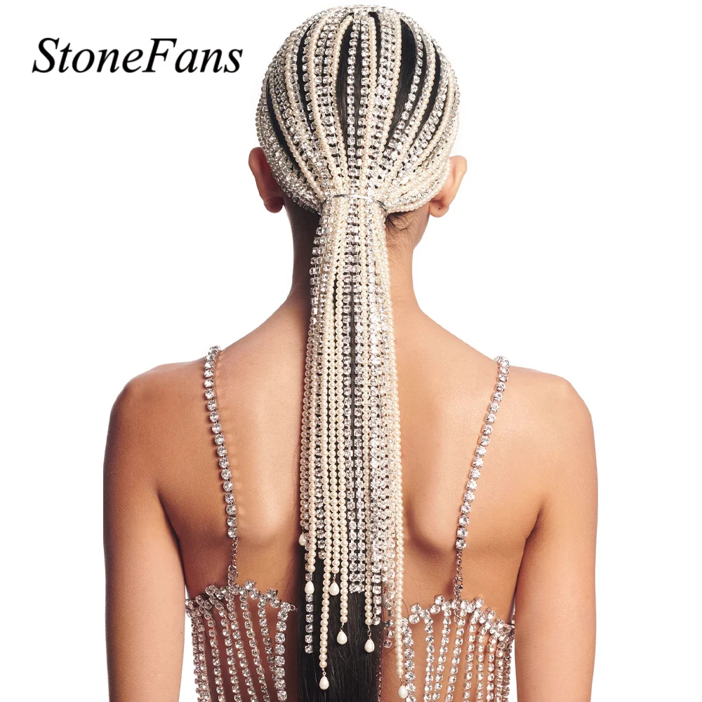 Stonefans Noivas Bling сплайсинга длинные волосы цепи кисточкой ювелирные изделия женские Стразы свадебные аксессуары для волос 2021 роскошный подаро... 
Stonefans Noivas Bling сплайсинга длинные волосы цепи кисточкой ювелирные изделия женские Стразы свадебные аксессуары для волос 2021 роскошный подаро...