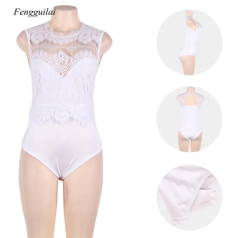 Sexy Bodycon Bodysuit Plus Size Lace Jumpsuit Sleeveless High Neck Ropa Mujer Cut Out Fitness Body Femme
Sexy Bodycon Bodysuit Plus Size Lace Jumpsuit Sleeveless High Neck Ropa Mujer Cut Out Fitness Body Femme