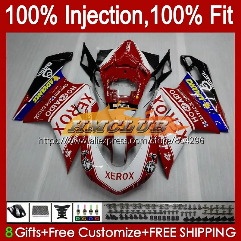 Инъекция для DUCATI 848 1098 1198 R S 107No.2 848S 07 красный белый синий 08 09 10 11 12 1098S 2007 2008 2009 2010 2011 2012 обтекатель 
Инъекция для DUCATI 848 1098 1198 R S 107No.2 848S 07 красный белый синий 08 09 10 11 12 1098S 2007 2008 2009 2010 2011 2012 обтекатель