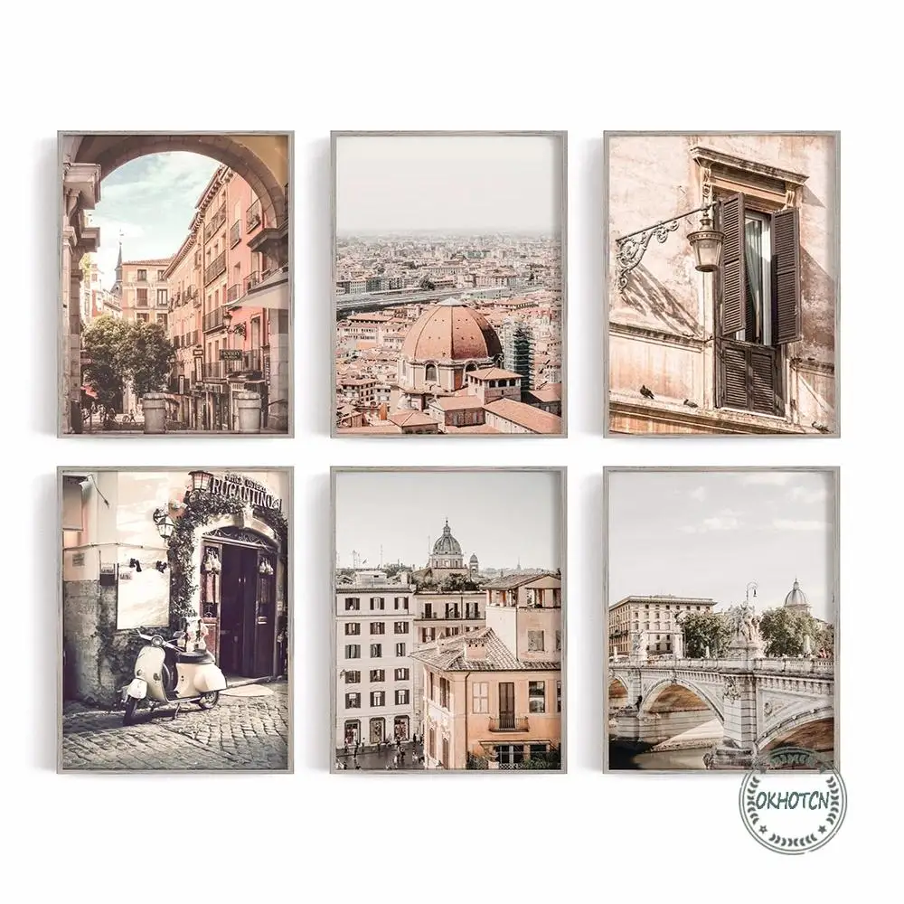 Europe Travel Landscape Canvas Painting Italy Rome Photography Printed Poster Wall Art Pictures for Living Room Cuadros Decor
Europe Travel Landscape Canvas Painting Italy Rome Photography Printed Poster Wall Art Pictures for Living Room Cuadros Decor