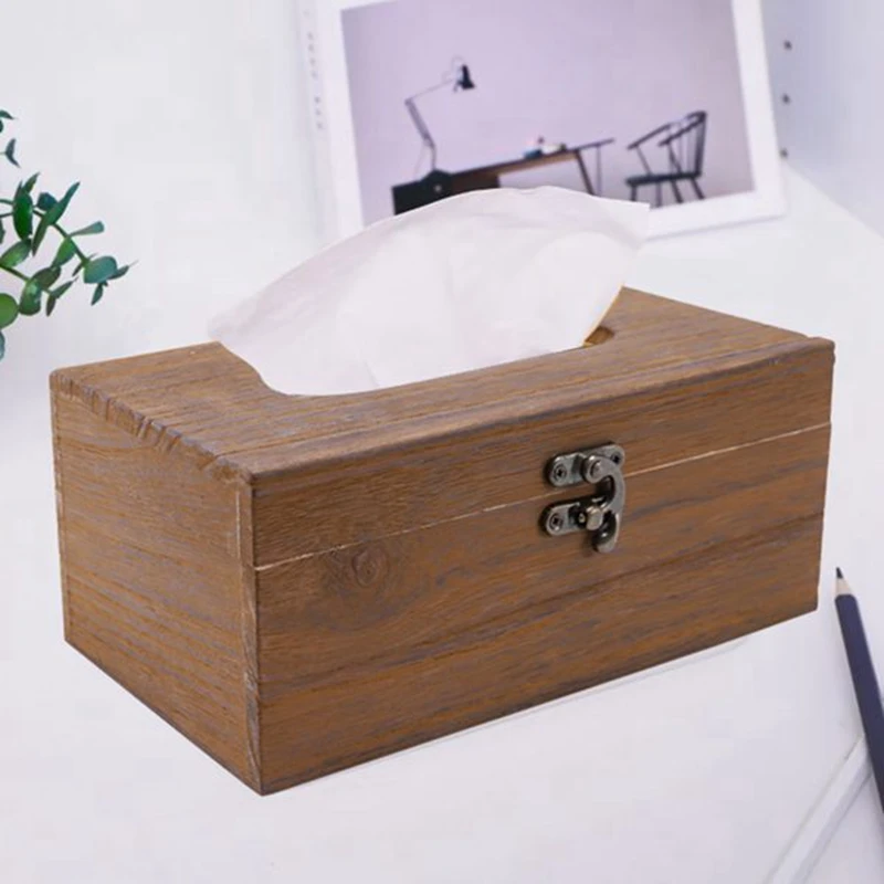 Retro Natural Wooden Tissue Box Toilet Paper Cover Case Napkin Holder Home Car Tissue Paper Napkin Case
Retro Natural Wooden Tissue Box Toilet Paper Cover Case Napkin Holder Home Car Tissue Paper Napkin Case