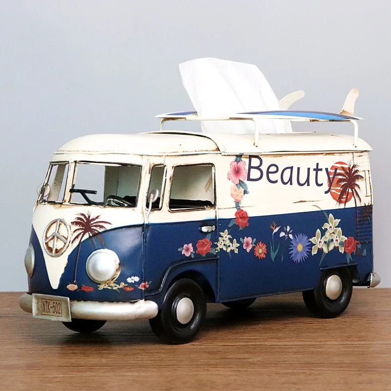 Flower Retro Iron Bus Tissue Box Model Figurines Car Craft Home Decoration Accessories for Living Room Ornaments for Home Decor
Flower Retro Iron Bus Tissue Box Model Figurines Car Craft Home Decoration Accessories for Living Room Ornaments for Home Decor