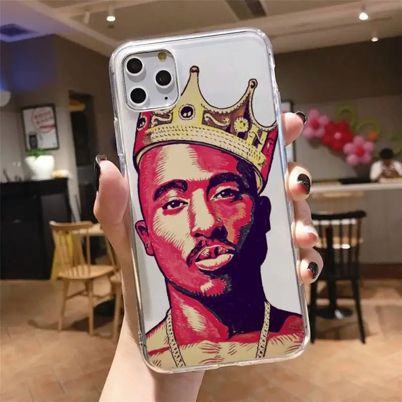 Rapper 2pac Phone Case Transparent for iPhone 11 12 mini pro XS MAX 8 7 6 6S Plus X 5S SE 2020 XR
Rapper 2pac Phone Case Transparent for iPhone 11 12 mini pro XS MAX 8 7 6 6S Plus X 5S SE 2020 XR