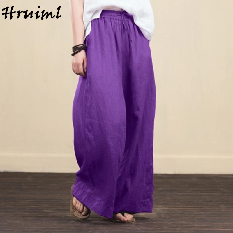 Plus Size 5xl Woman Pants Casual Loose Cotton Hemp Drawstring Mid Waist Sweatpants Wide Leg Pants Long Trousers Fall 2020 Women
Plus Size 5xl Woman Pants Casual Loose Cotton Hemp Drawstring Mid Waist Sweatpants Wide Leg Pants Long Trousers Fall 2020 Women