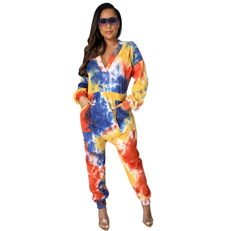 New 2021 European And American Autumn And Winter Women's Sexy Fashion Casual Printed Long Sleeve High Waist V-neck Jumpsuit
New 2021 European And American Autumn And Winter Women's Sexy Fashion Casual Printed Long Sleeve High Waist V-neck Jumpsuit