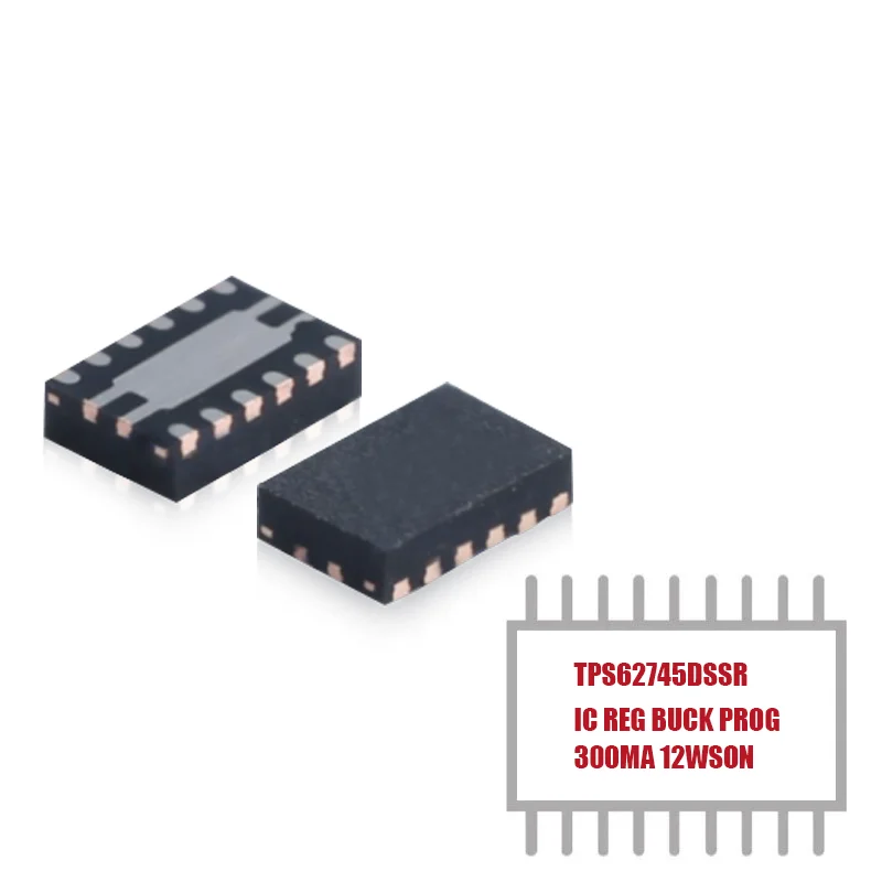 TPS62745DSSR 1 шт. понижающий импульсный регулятор IC позитивный программируемый 1,8 в 1 выход мА 12-WFDFN открытая панель
TPS62745DSSR 1 шт. понижающий импульсный регулятор IC позитивный программируемый 1,8 в 1 выход мА 12-WFDFN открытая панель