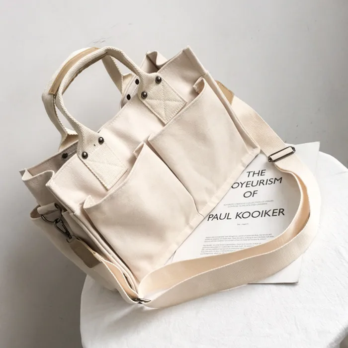 Canvas Women's Shoulder Bag Large capacity Handbags Women Bags Designer Multi-Pocket female big Tote Bag lady briefcase black
Canvas Women's Shoulder Bag Large capacity Handbags Women Bags Designer Multi-Pocket female big Tote Bag lady briefcase black