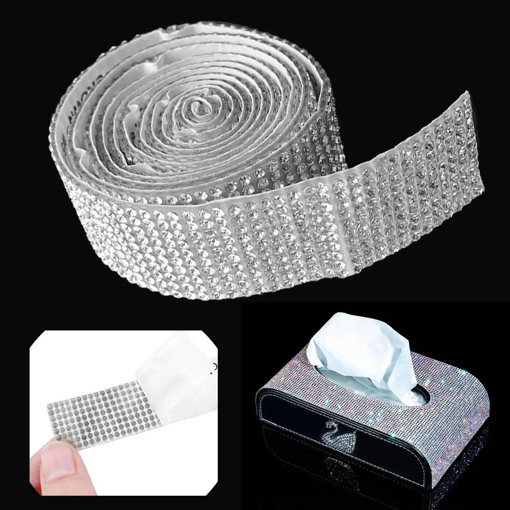 1 Roll DIY Rhinestone Sticker Self-Adhesive for Clothing Car Mobile Phones Decoration Universal Car Interior Decal Car Decor
1 Roll DIY Rhinestone Sticker Self-Adhesive for Clothing Car Mobile Phones Decoration Universal Car Interior Decal Car Decor