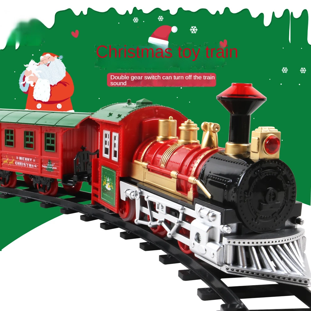 Electric Train Set Railway Track Toys Building Bricks Model Car For Children Christmas New Year Gift Christmas Tree Decor Train
Electric Train Set Railway Track Toys Building Bricks Model Car For Children Christmas New Year Gift Christmas Tree Decor Train