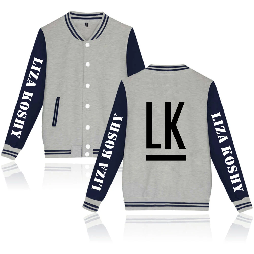 WAWNI Liza Koshy Baseball Jacket Polyester Plus Cotton Men Women Trendy Hip Hop Baseball Fashion Printed Jacket Oversized Tops
WAWNI Liza Koshy Baseball Jacket Polyester Plus Cotton Men Women Trendy Hip Hop Baseball Fashion Printed Jacket Oversized Tops
