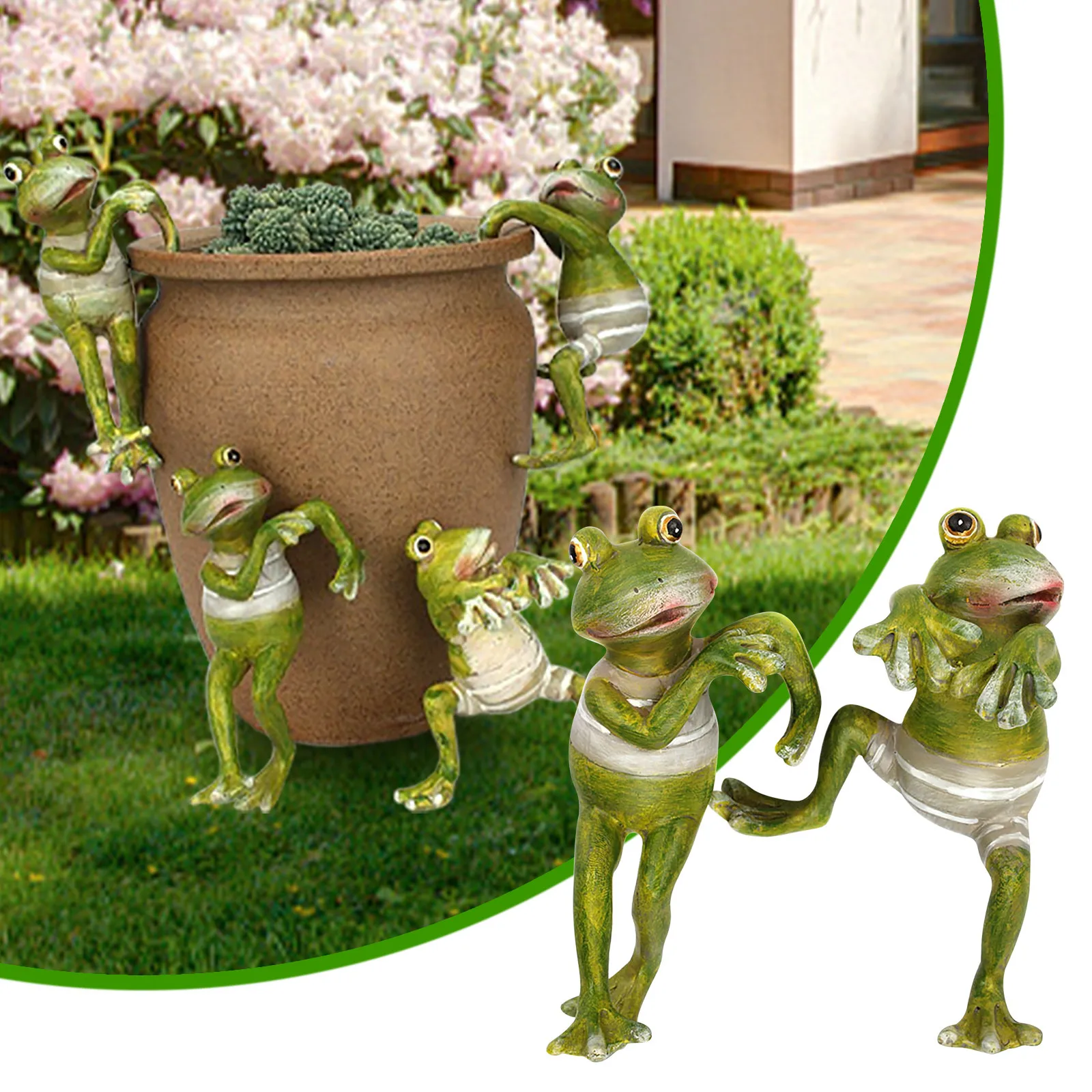 4 Pcs Cute Creatives Frog Decoration Resin Garden Animal Doll Garden Decoration For Garden TP-Hot 
4 Pcs Cute Creatives Frog Decoration Resin Garden Animal Doll Garden Decoration For Garden TP-Hot