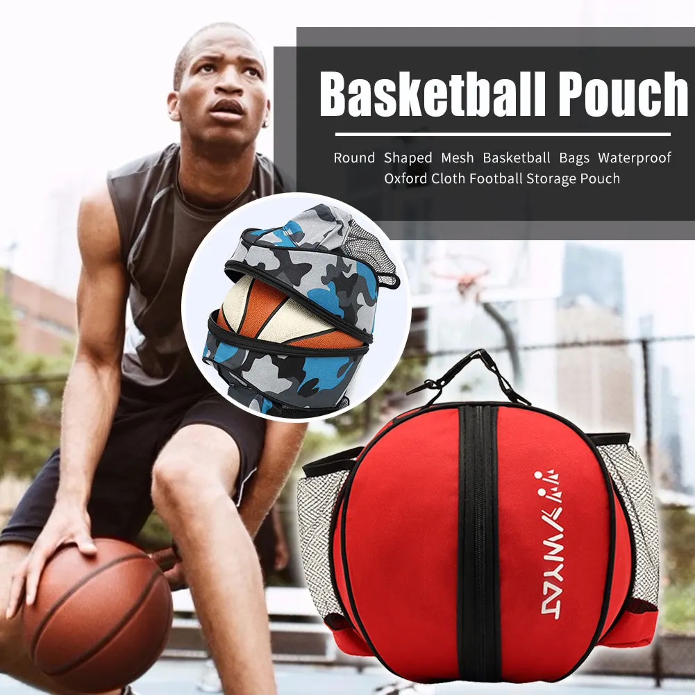 Round Shaped Mesh Basketball Bags Football Storage Pouch Indoor Waterproof Oxford Cloth Exercise Sport Decoration
Round Shaped Mesh Basketball Bags Football Storage Pouch Indoor Waterproof Oxford Cloth Exercise Sport Decoration