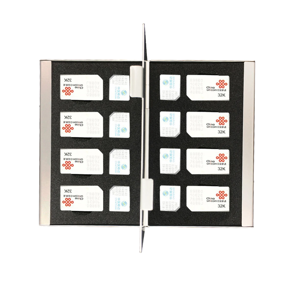 Aluminum Storage Box Bag Memory Card Case Holder Wallet For Standard SIM Card And Micro Sim Card
Aluminum Storage Box Bag Memory Card Case Holder Wallet For Standard SIM Card And Micro Sim Card