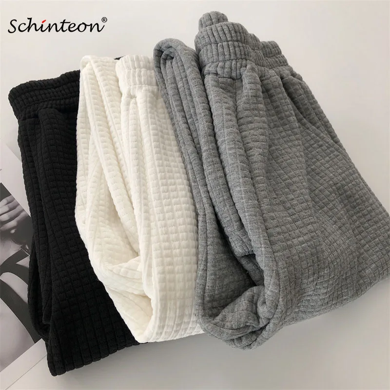Schinteon Women Elastic Waist Sweatpants High Waist Loose Joggers Spring Autumn Comfortable Simple Solid Color Trousers New
Schinteon Women Elastic Waist Sweatpants High Waist Loose Joggers Spring Autumn Comfortable Simple Solid Color Trousers New