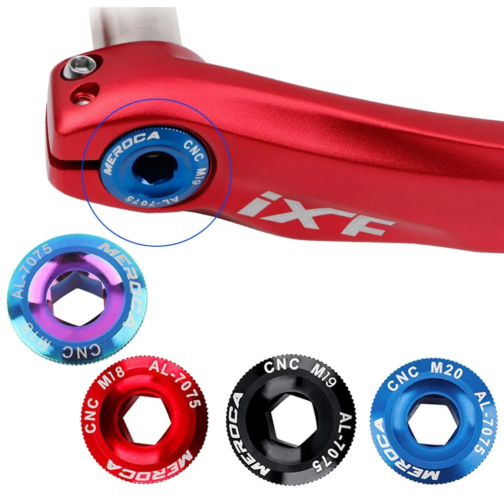 Road Bike Crank Arm Fixing Bolt Crank Cover Crankset Screws M18/M19/M20 Alloy Bicycle Crank Bolt Cover Cap Cycling Accessories
Road Bike Crank Arm Fixing Bolt Crank Cover Crankset Screws M18/M19/M20 Alloy Bicycle Crank Bolt Cover Cap Cycling Accessories
